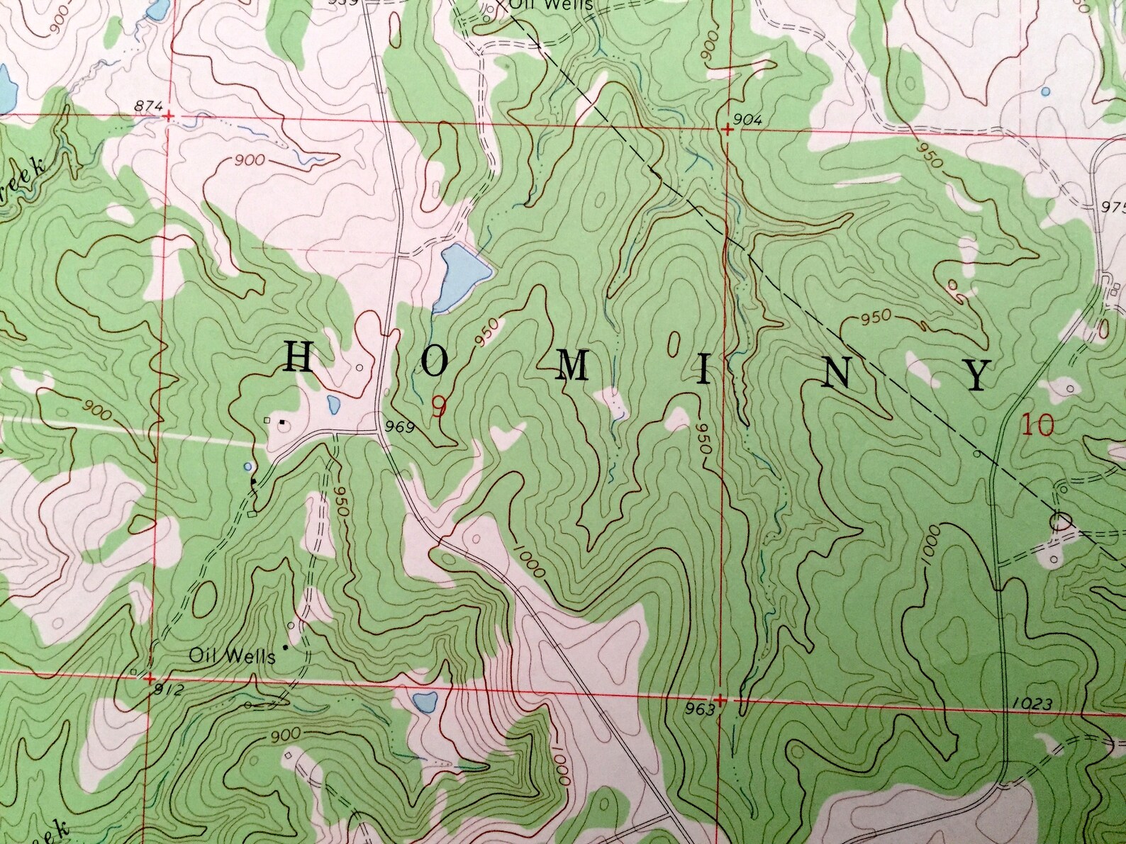 Antique New Prue Oklahoma 1966 US Geological Survey Etsy
