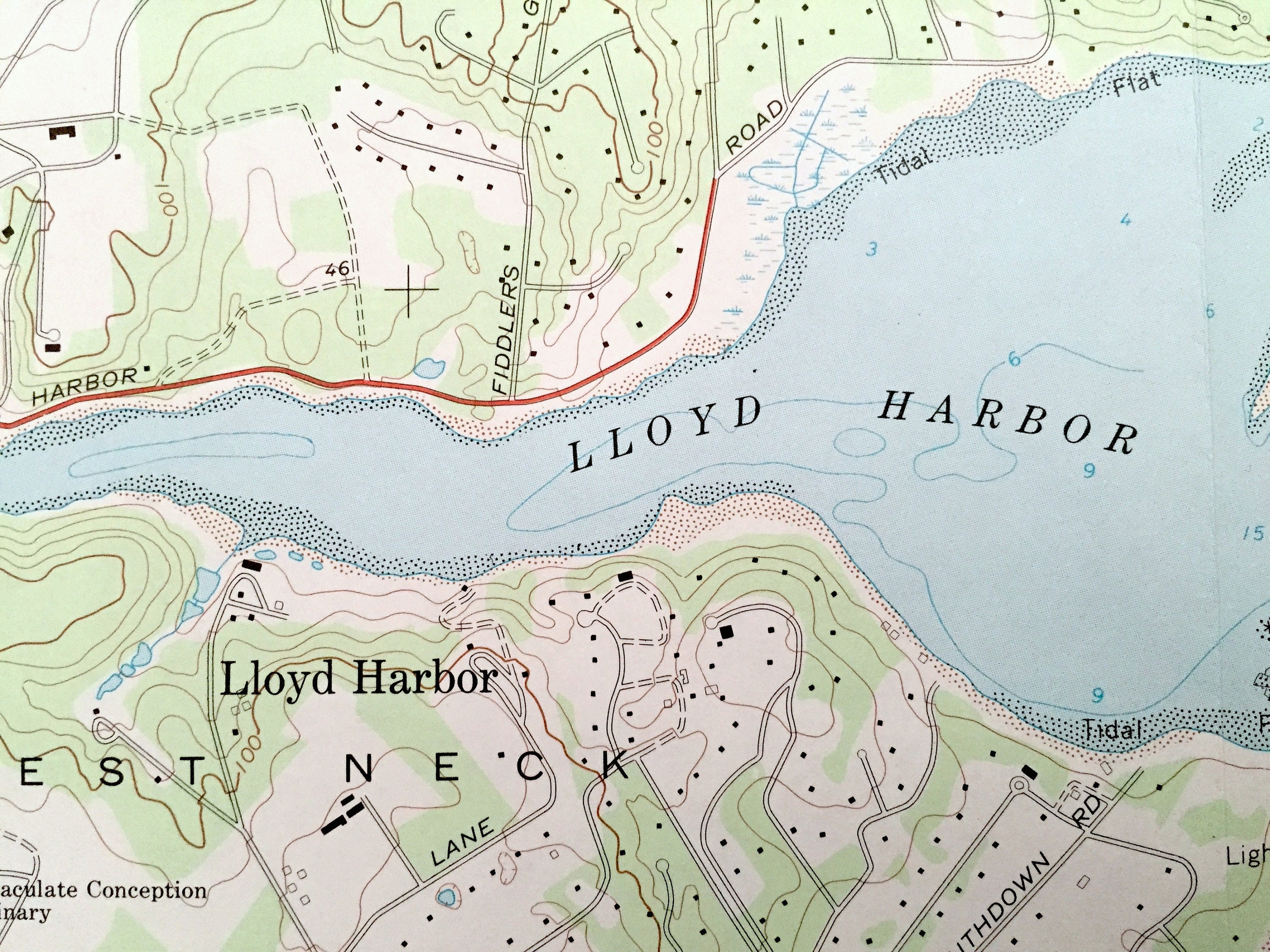 Antique Lloyd Harbor New York 1967 US Geological Survey Etsy