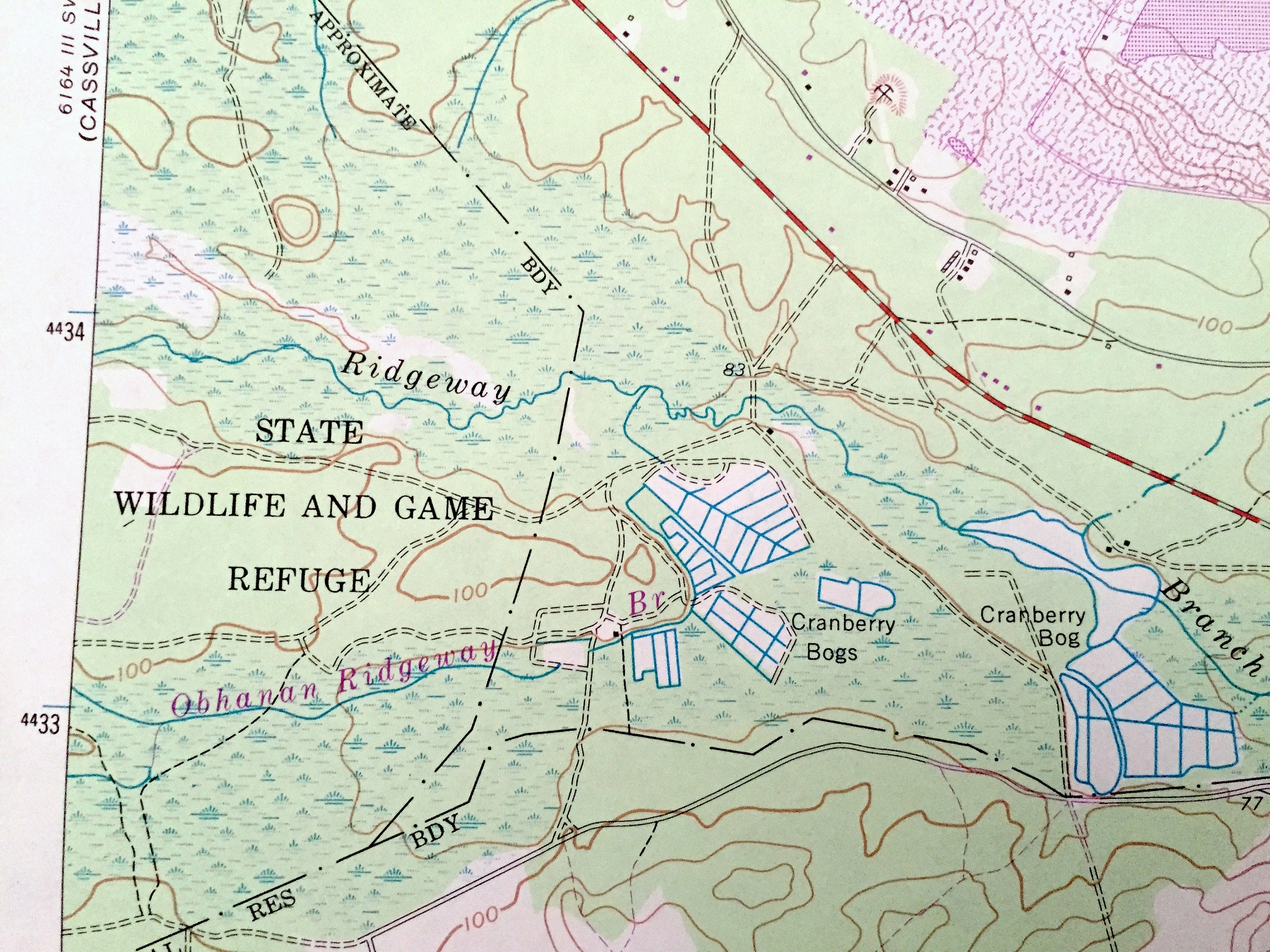 Antique Lakehurst New Jersey 1957 US Geological Survey Etsy UK