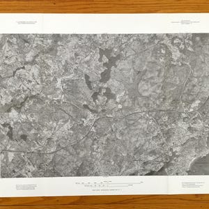 Antica mappa Manchester-by-the-Sea, Beverly, Hamilton, Wenham, Essex, Massachusetts 1977 US Geological Soil Survey – Contea di Essex, MA