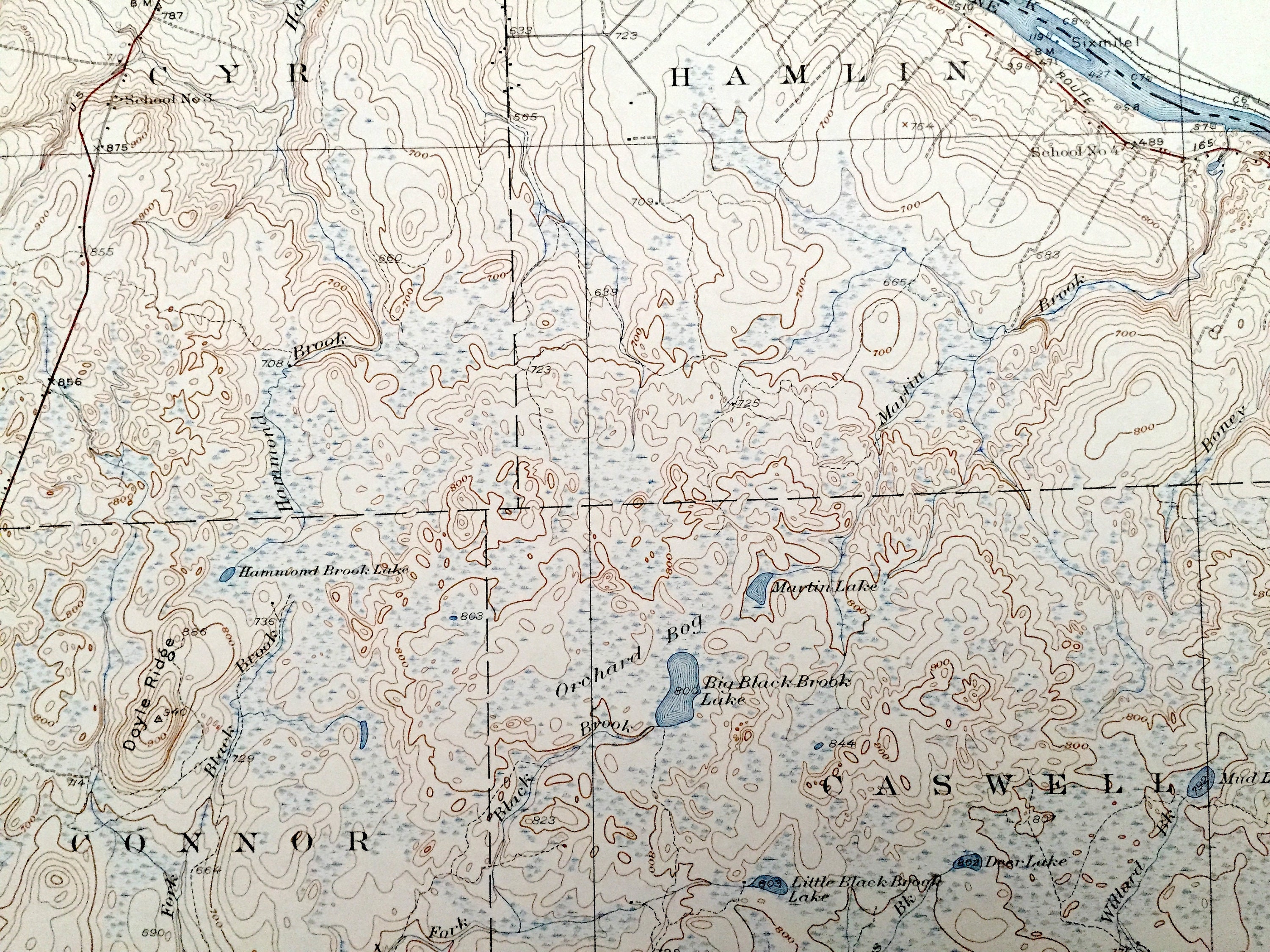 Antique Van Buren Maine 1934 US Geological Survey Topographic Etsy UK