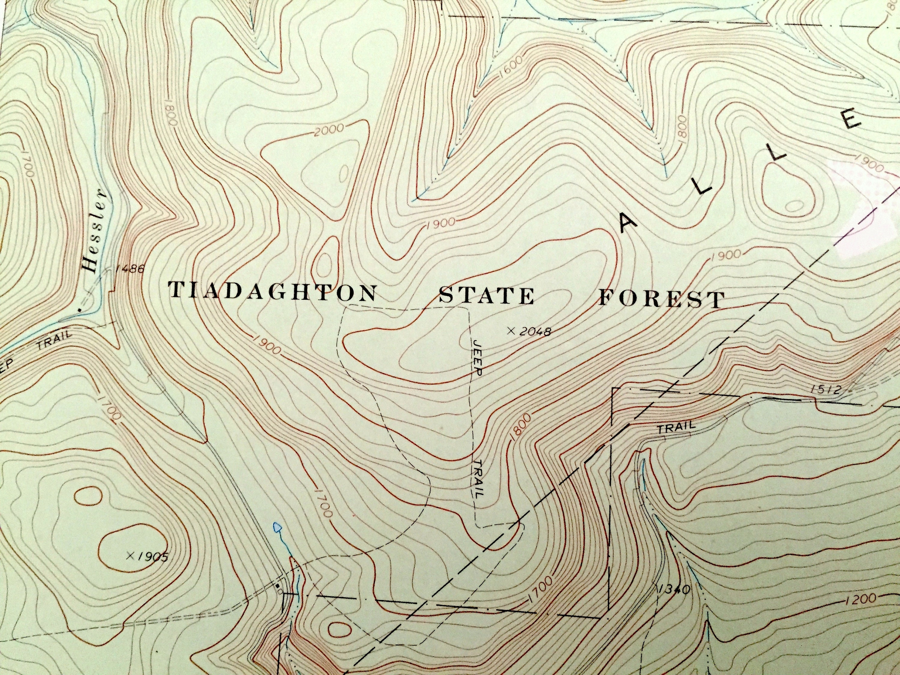 Antique Picture Rocks, Pennsylvania 1970 US Geological Survey ...