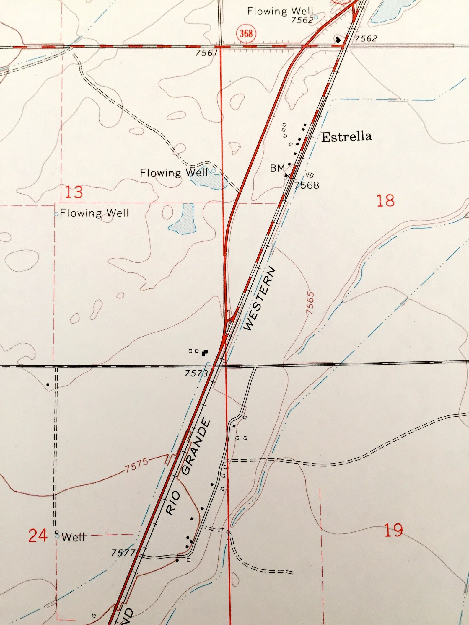 Antique La Jara Colorado 1968 US Geological Survey Etsy UK