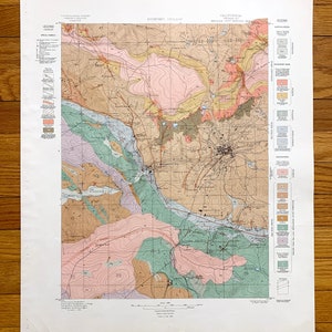 Antique Nevada City, Californie 1896 US Geological Survey Carte topographique - Deer Creek, carrière, dépôt, dépôts, Chinatown, réservoirs, CA