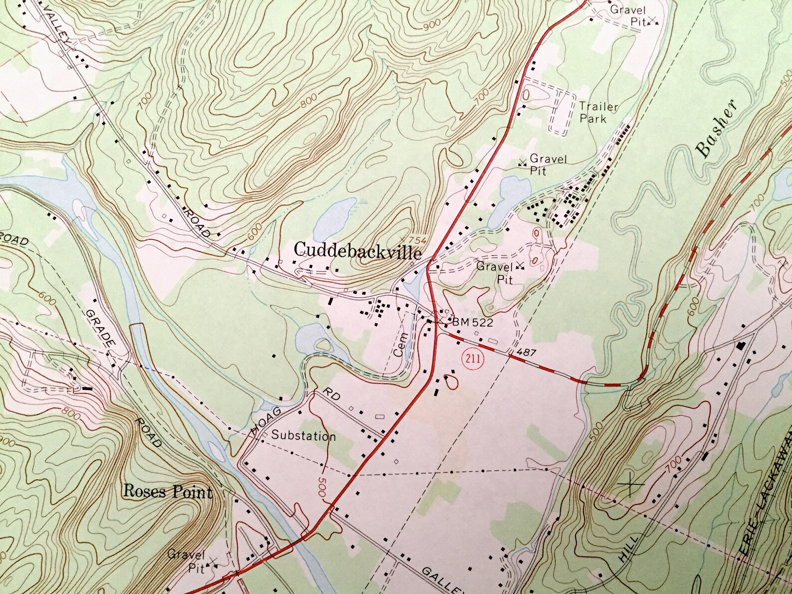 Antique Otisville New York 1969 US Geological Survey Etsy