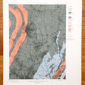 Antique Paterson, Nueva Jersey 1901 US Geological Survey Topographic Map– Clifton, Passaic, Rutherford, Hackensack Montclair Bergen Teaneck NJ