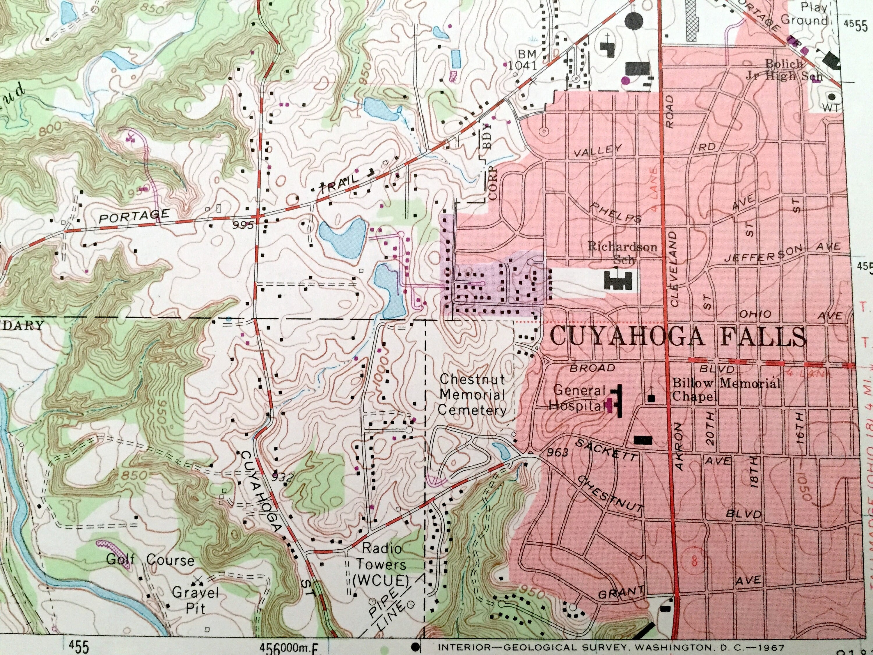 Antique Peninsula Ohio 1963 US Geological Survey Etsy