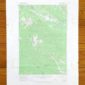 Antike Easton, Washington 1961 US Geologische Untersuchung Topographische Karte - Yakima, Kittitas County, Wenatchee National Forest, Snoqualmie, WA