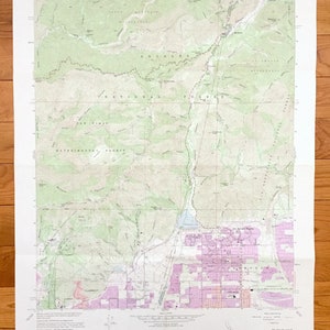 Antike Mt. Baldy, Kalifornien 1967 US Geologischen Dienst Topographische Karte – San Bernardino County, Claremont, San Antonio Höhen, Cucamonga