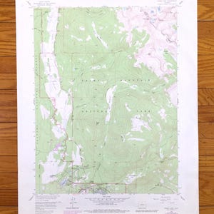 Antike Grand Lake, Colorado 1958 US Geologische Dienst Topographische Karte - Rocky Mountain National Park, Arapaho Forest, Larimer County, CO