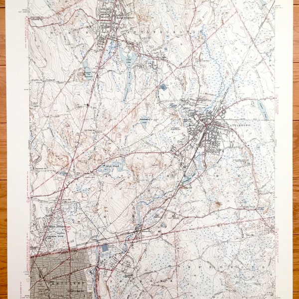 Rehoboth Ma Antique Maps Etsy