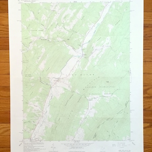 Antique Lost City, West Virginia 1966 Mapa topográfico do US Geological Survey - Hardy County, Lost River, South Fork, WV, Shenandoah County, VA