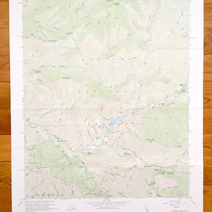 Antique Condor Peak, Californie 1959 US Geological Survey Topographic Map – Los Angeles County Pasadena Wildwood National Forest Tujunga CA