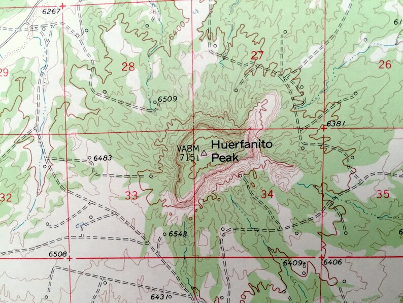 Antique Bloomfield New Mexico 1960 US Geological Survey Etsy
