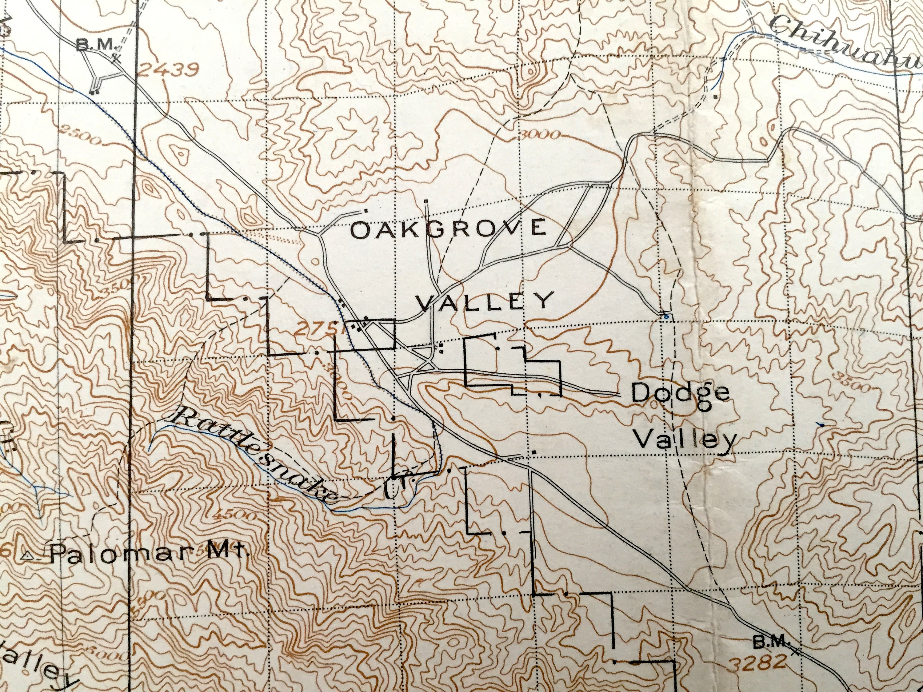 Antique Ramona California 1903 US Geological Survey Etsy