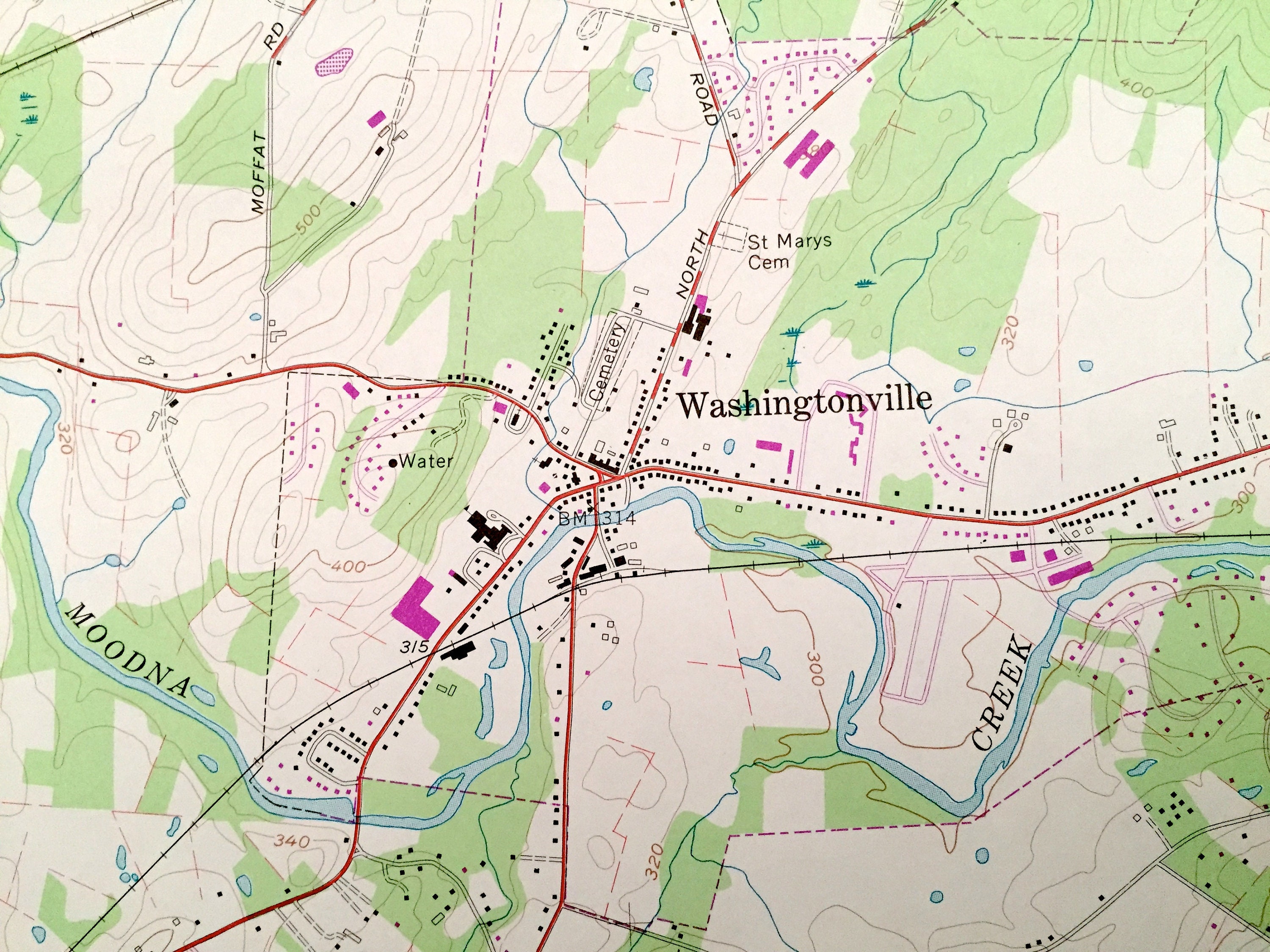 Antique Maybrook New York 1957 US Geological Survey Etsy