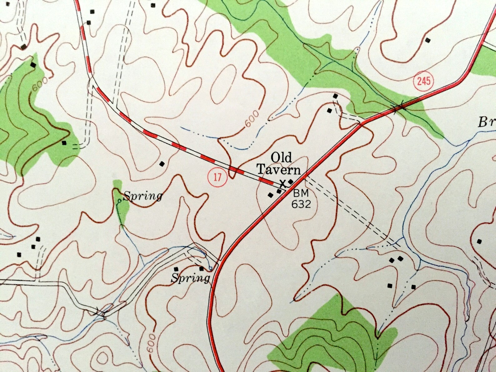 Antique Marshall Virginia 1943 US Geological Survey Etsy