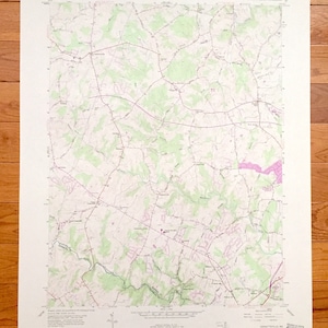 Antike Jarrettsville, Maryland 1956 US Geological Survey Topographische Karte – Baltimore, Harford County, Coopstown, Rutledge, Pleasantville MD