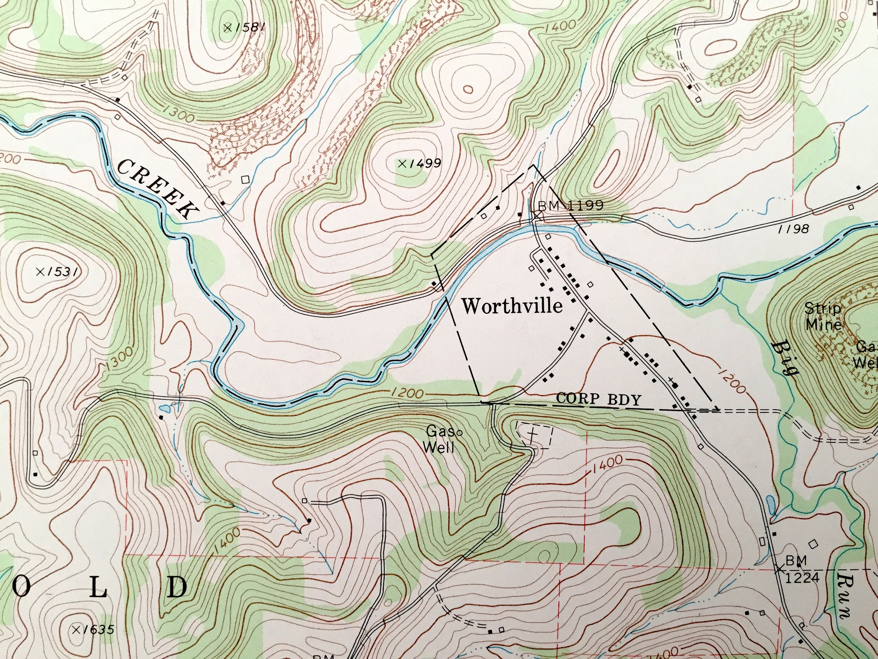 Antique Summerville Pennsylvania 1969 US Geological Survey Etsy