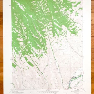 Antike McIntosh Mountain, Colorado 1954 US Geologische Dienst Topographische Karte - Gunnison National Forest, Coopers Urlaubsort, Neversink Urlaubsort
