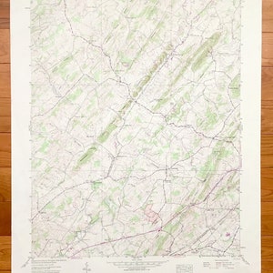 Antike Leesburg, Tennessee 1939 US Geological Survey topographische Karte - Washington County, Stewart Hill, Fairview, Unaka View, Bowmantown TN