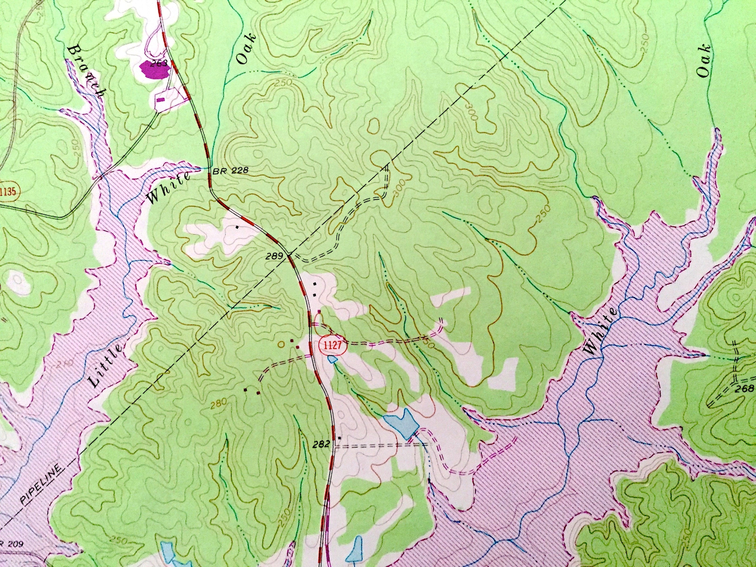 Antique New Hill North Carolina 1974 US Geological Survey Etsy