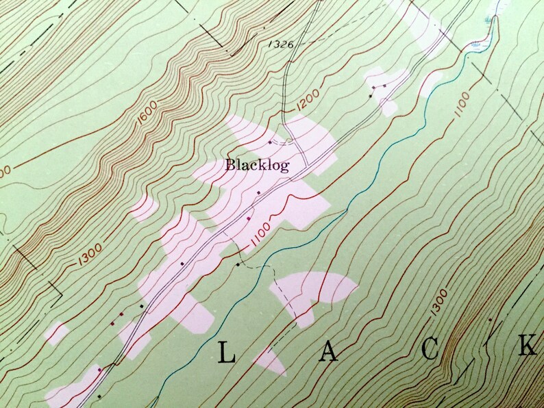 Antique McVeytown Pennsylvania 1961 US Geological Survey Etsy