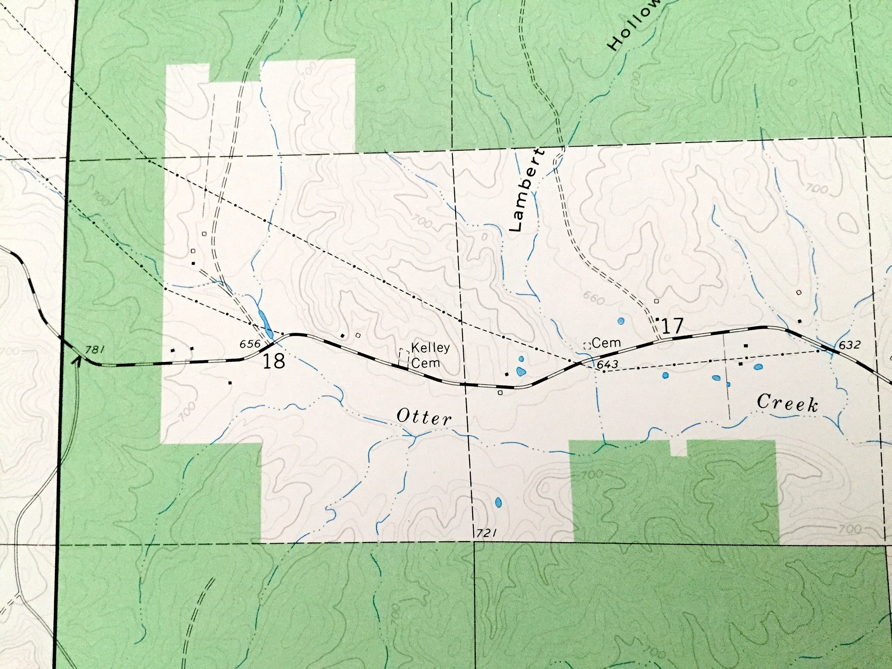 Antique Mill Spring, Missouri 1968 US Geological Survey Topographic Map ...