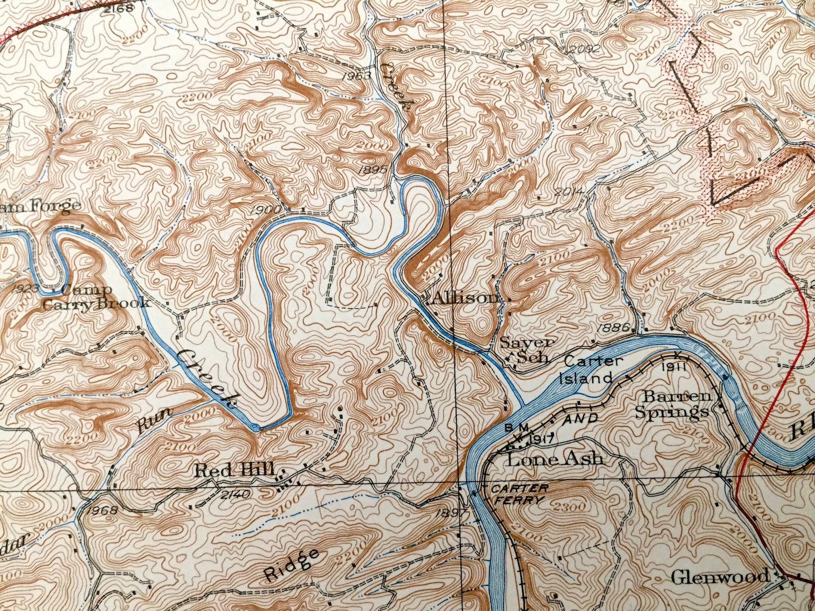 Antique Max Meadows Virginia 1930 US Geological Survey Etsy UK