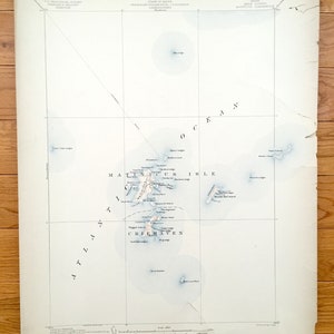 Antiker Matinicus, Maine 1906 US 1906 1906 Us-Amerikanisches Kartographie Topographic Map – Criehaven, Holzkugel, Ragged, Seal Island, Knox County Seal Ledges ME