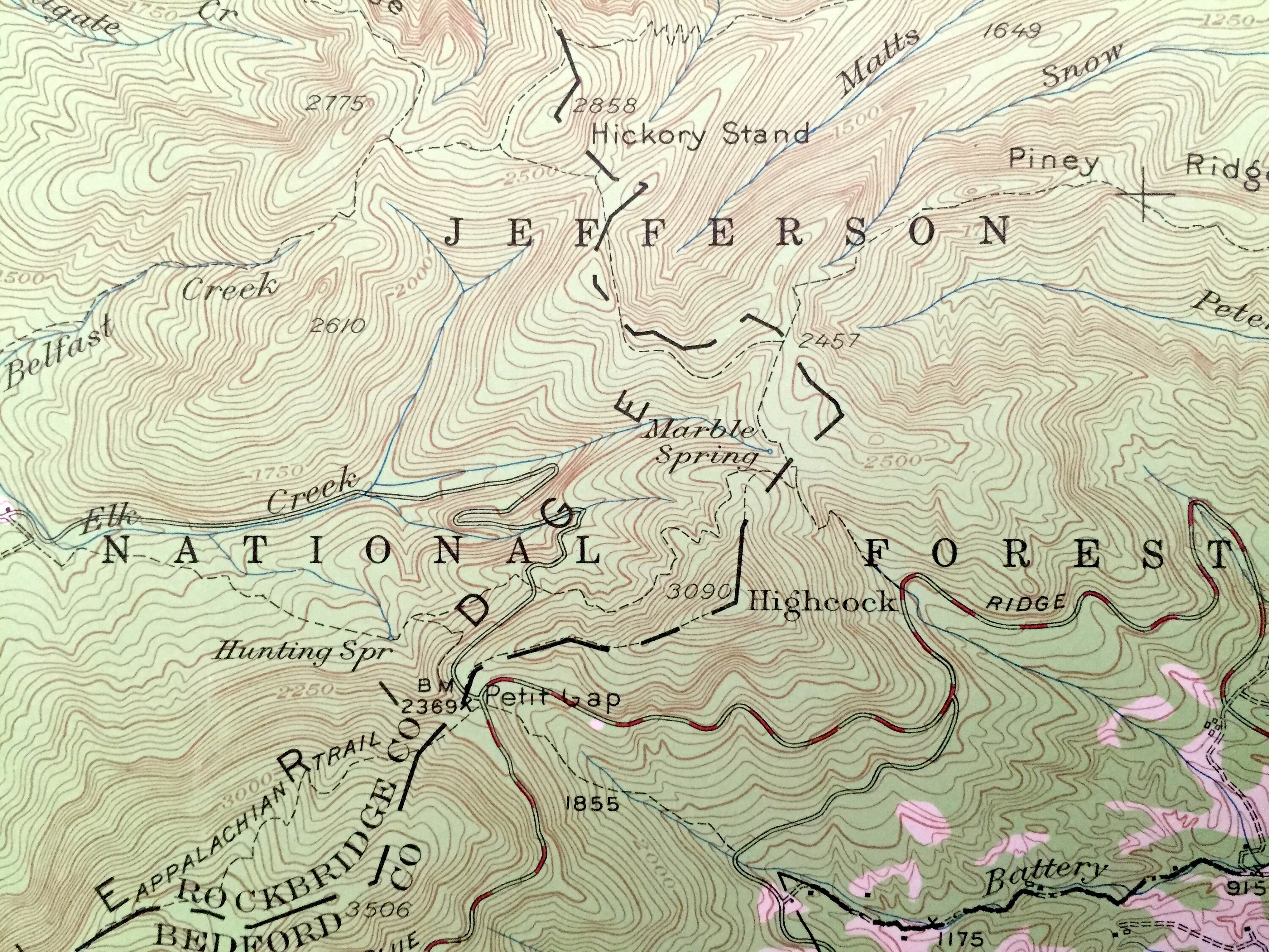 Antique Buena Vista Virginia 1950 US Geological Survey Etsy