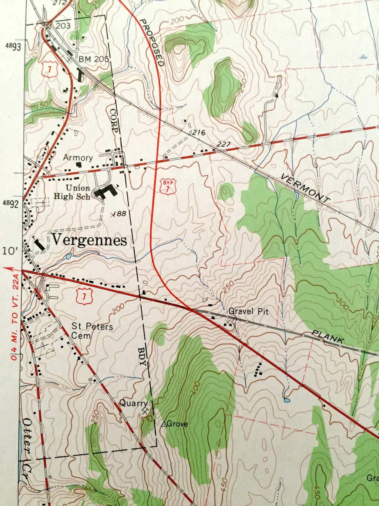 Antique Monkton Vermont 1963 US Geological Survey Topographic Etsy