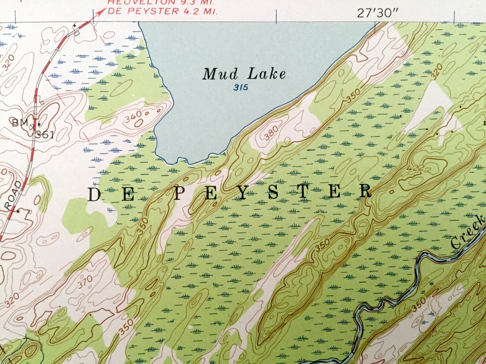 Antique Richville New York 1956 US Geological Survey Etsy