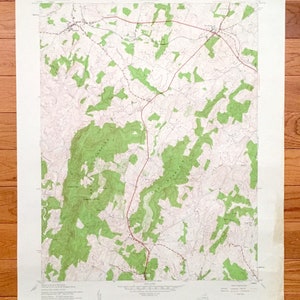 Antiguo Marshall, Virginia 1943 Mapa topográfico del servicio geológico de los Estados Unidos — Condado de Fauquier, The Plains, Old Tavern, Bethel, Belvoir, Pignut