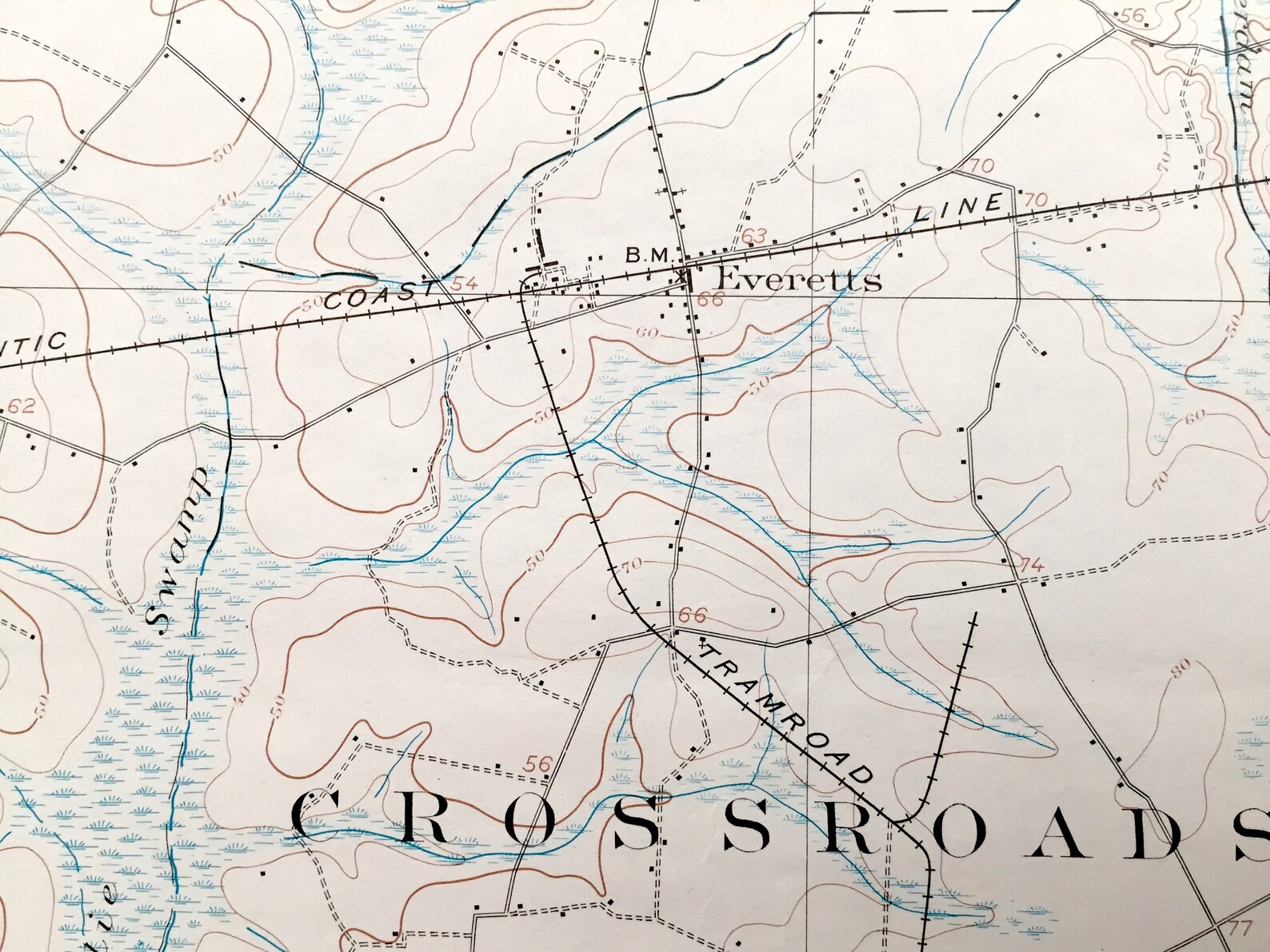 Antique Williamston North Carolina 1901 US Geological Survey Etsy