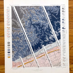 Carte topographique antique de Tazewell, Virginie, 1897 US Geological Survey - Welch, Helena, McDowell, Buchanan, Russell, comté du Wyoming, Virginie-Occidentale