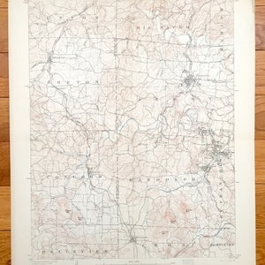 Antike Bonneterre, Missouri 1905 US Geologische Untersuchung Topographische Karte - Washington, St Francois County, Desloge, Flat River, Central, MO