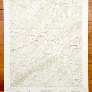 Antique Mosheim, Tennessee 1939 US Geological Survey Topographic Map – Greene County, Hull Mill, Albany, Marvin Mt Pleasant Hartman Rader TN