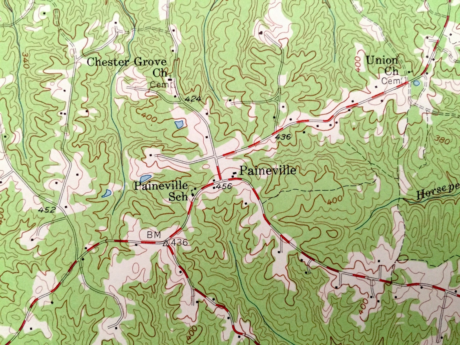 Antique Jetersville Virginia 1958 US Geological Survey Mappa Etsy