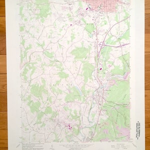 Antique Indiana, Pennsylvania 1963 US Geological Survey Topographic Map – County, Homer City, Graceton, Lucerne Mines, Getty Heights PA