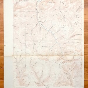 Antique Marshlands, Pennsylvania 1950 US Geological Survey Topographic Map - Gaines, Elk, Abbott, West Branch, Pike, Manhattan, Watrous
