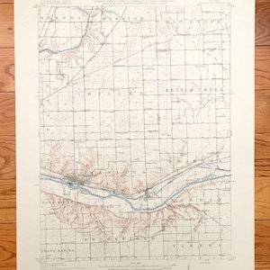 Antiker Marseille, Illinois 1916 US 1916- 1916- Salle, Grundy, Kendall County Manlius, Erienna, Norman Wien IL