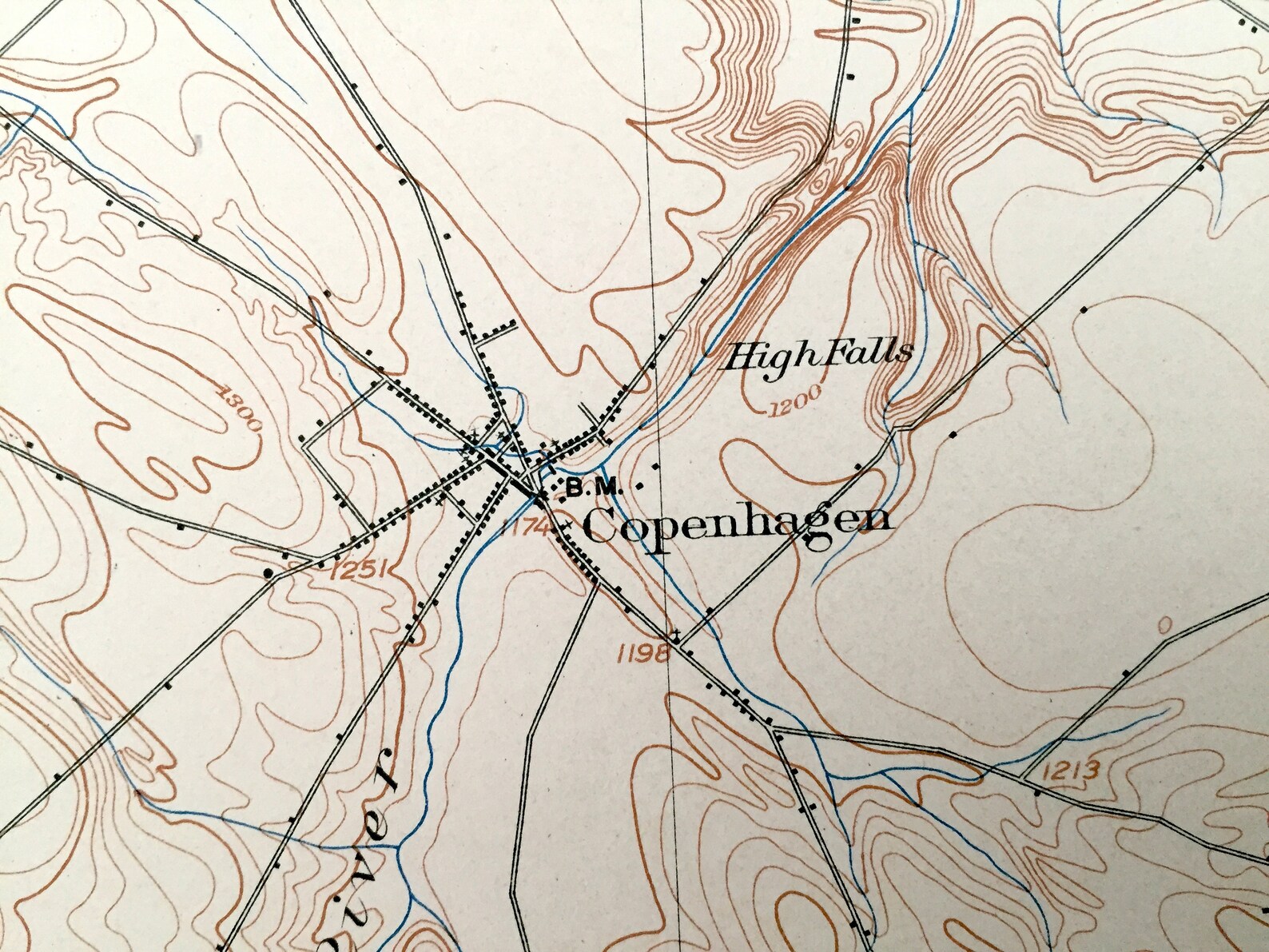 Antique Carthage New York 1904 US Geological Survey Etsy