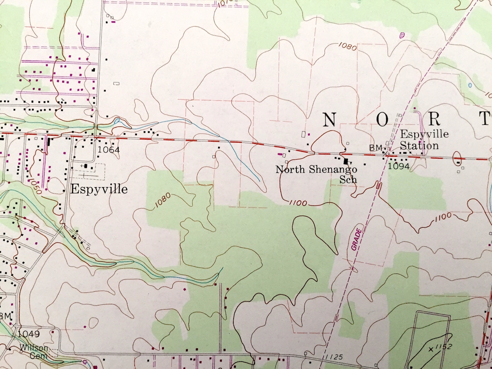 Antique Hartstown Pennsylvania 1959 US Geological Survey Etsy