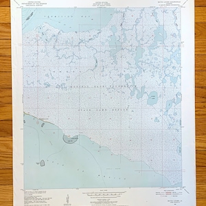 Antica mappa topografica di Bayou Lucien, Louisiana 1951 US Geological Survey - Iberia e Vermillion Parish, Vermilion Bay, Marsh Island, LA