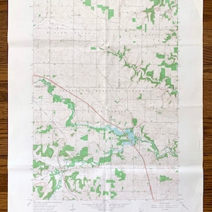 Antique Oronoco, Minnesota 1965 Carte topographique de l’US Geological Survey – Goodhue, Wabasha, Comté d’Olmsted, Pine Island, Mazeppa, New Haven, MN