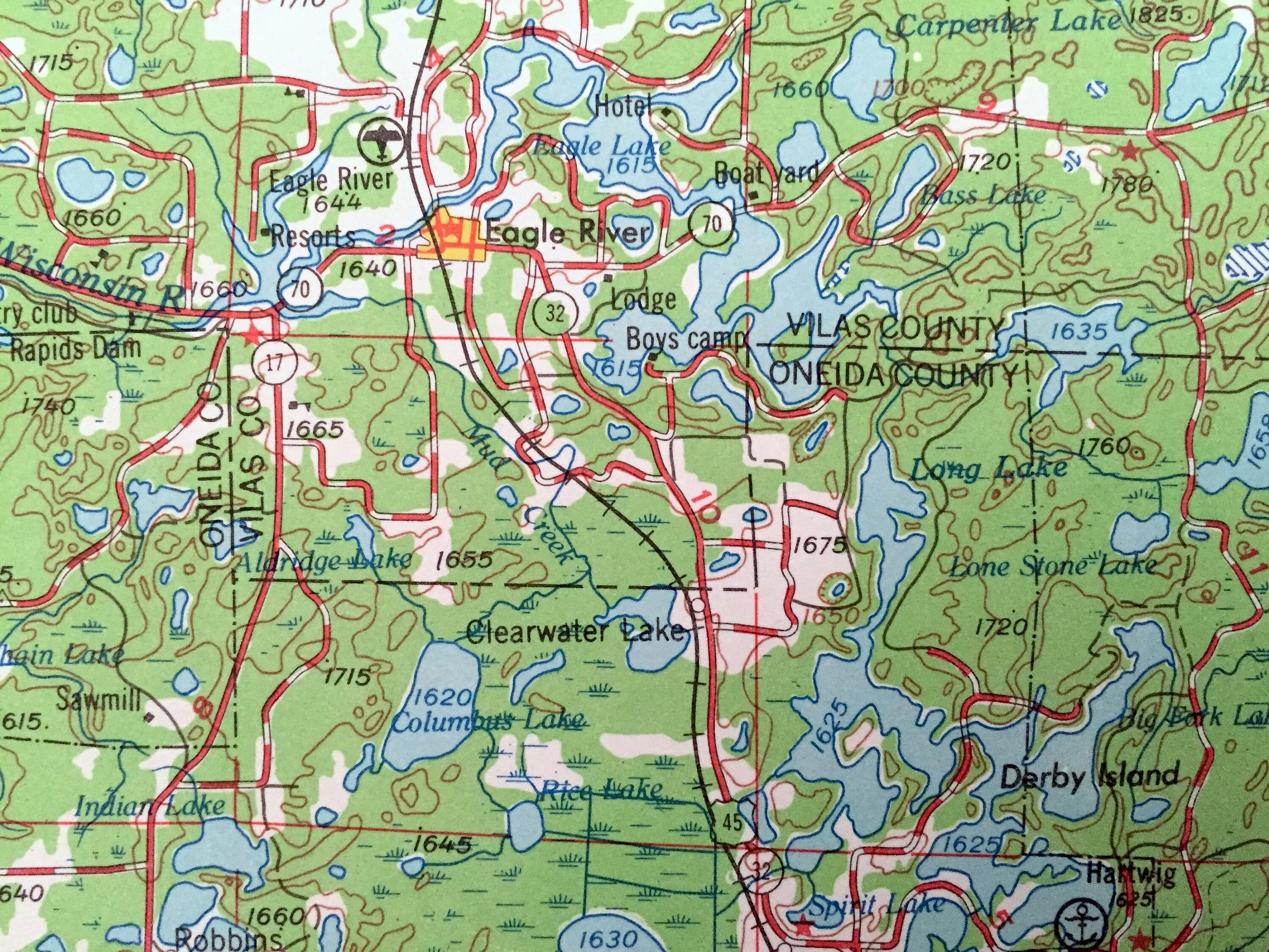 Antique Iron Mountain Michigan 1954 US Geological Survey  Etsy