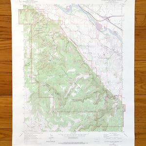 Antike Colorado National Monument Konturkarte von 1962 – Mesa County, Devils Kitchen, Coke Ovens, Canyon, Grand Junction