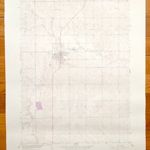 Mapa topográfico antigo de Madison, Nebraska, 1963, US Geological Survey – Green Garden, Union, Fairview, Condado de Madison, Union Pacific Railroad