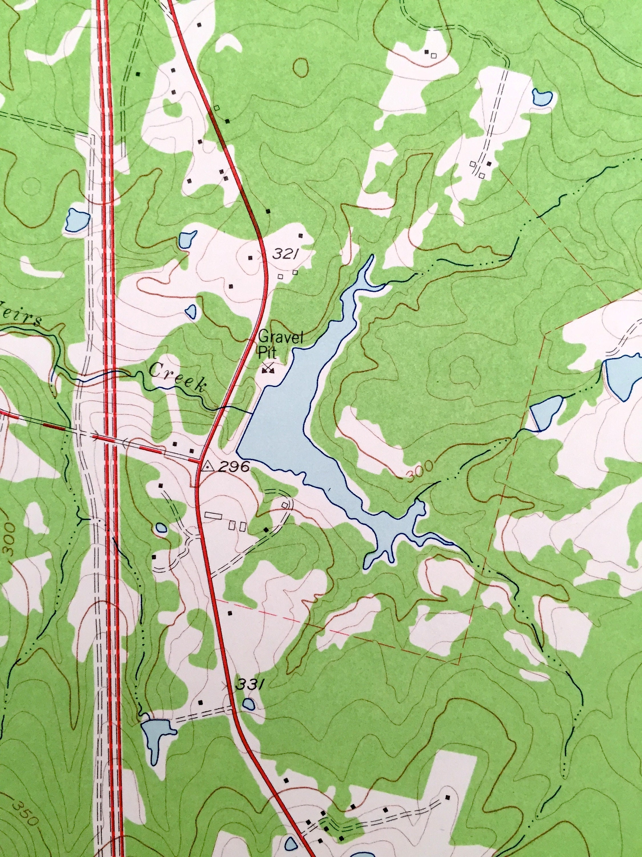 Antique Willis Texas 1960 US Geological Survey Topographic Etsy